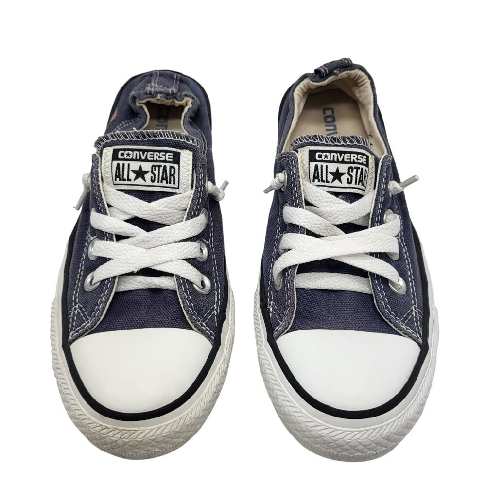 Converse Chuck Taylor All Star Low Top Tennis Shoes Blue White Women's 7 - Picture 6 of 12